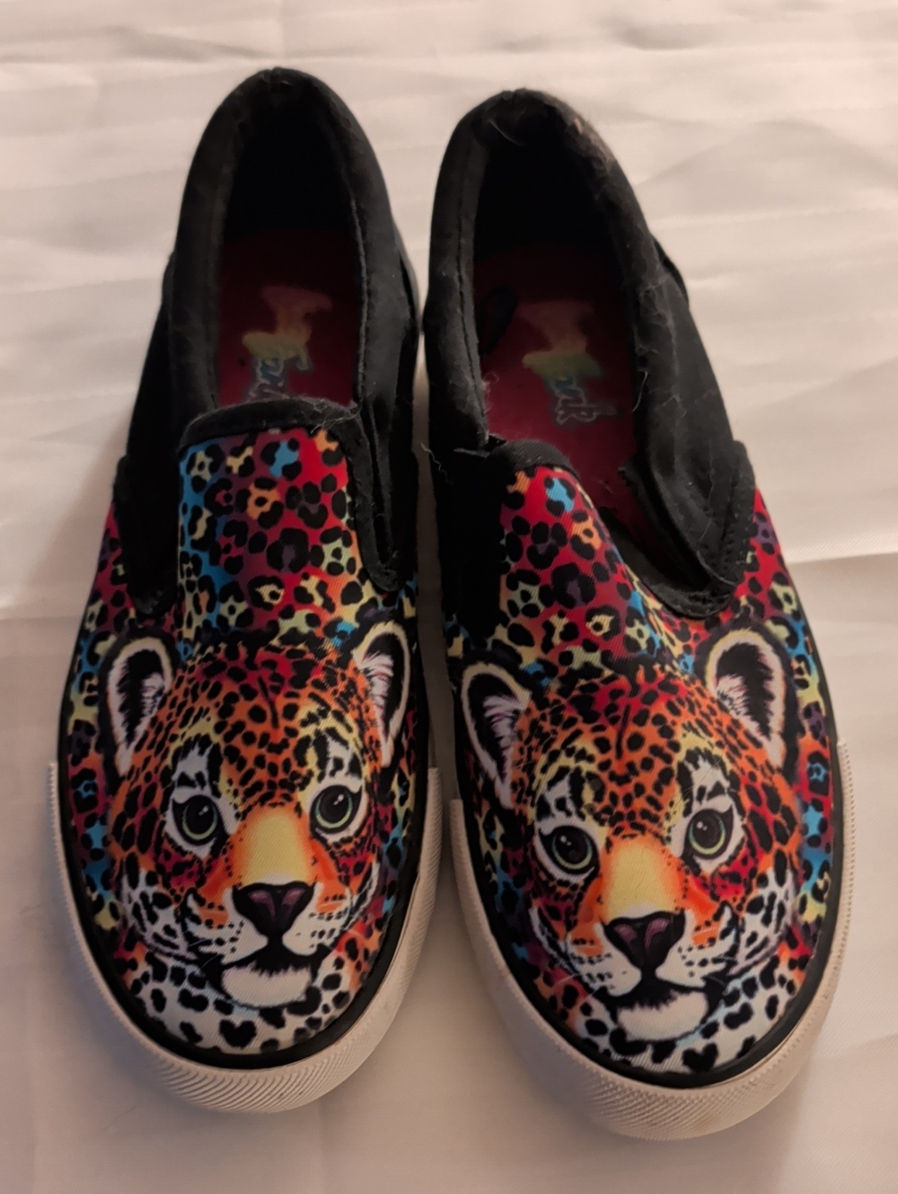 Lisa Frank Kids Slip-On Leopard Graphic Shoes in Multicolor